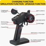 NEWEST HOTRC CT-6A CT6A 2.4GHz 6CH RC Transmitter One-hand Radio Remote Controller F-06A PWM Receiver RC Car Boat Tank Drone Toy